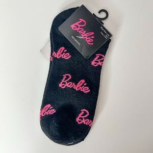 Mattel Barbie Black and Pink Socks Women.